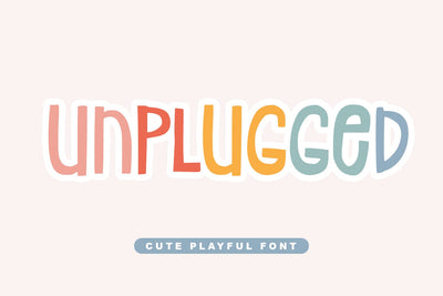 Unplugged Font Abo Daniel Studio 