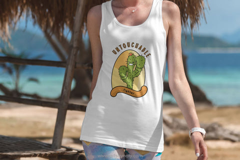 Untouchable fighter cactus SVG illustration. SVG Arts By Naty 