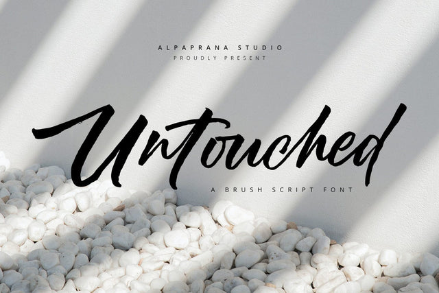 Untouched - Brush Script Font Font Alpaprana Studio 