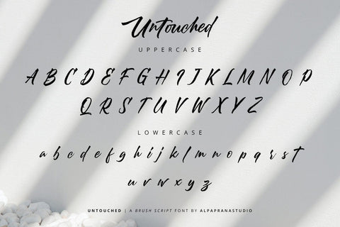 Untouched - Brush Script Font Font Alpaprana Studio 