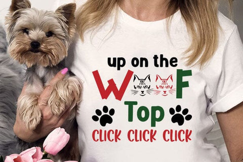 Up On The Woof Top Click Click Click SVG Angelina750 