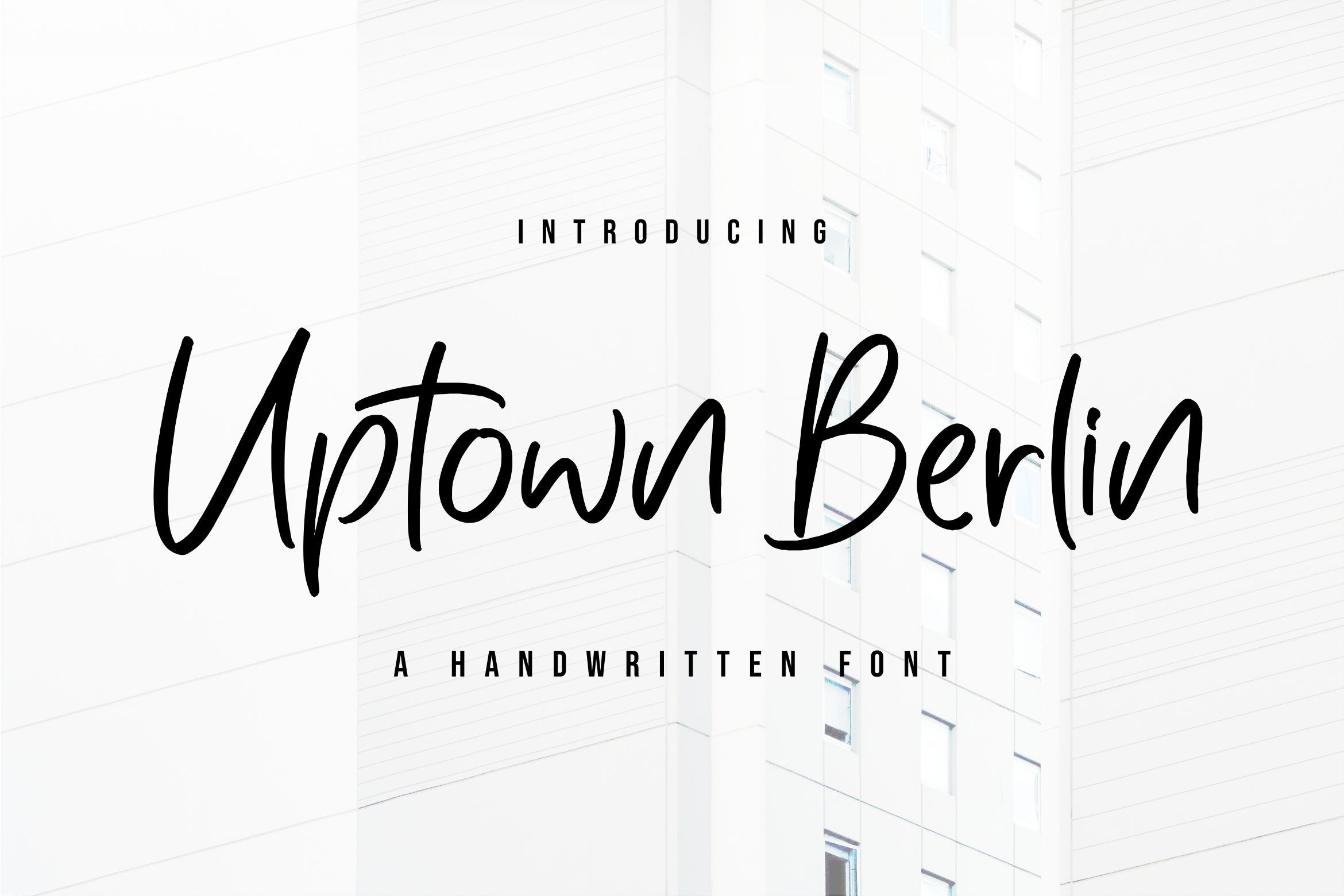 Uptown Berlin Handwritten Font - So Fontsy