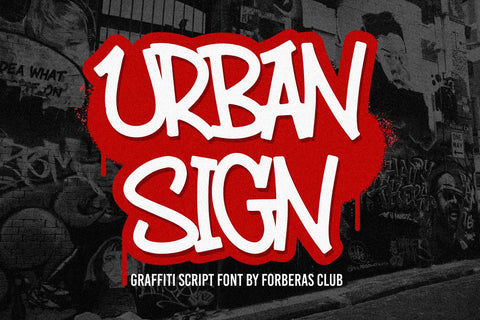 Urban Sign Font Forberas 