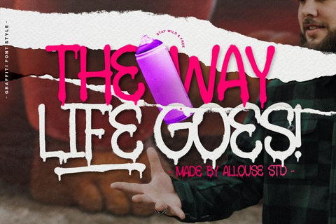 Urbandrips Font Allouse.Studio 