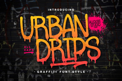 Urbandrips Font Allouse.Studio 
