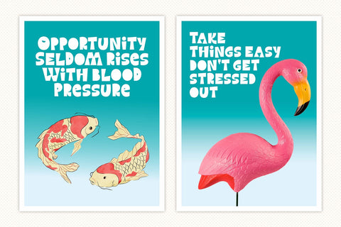 Urgent Burger - Papercut Style Font Font Four Lines Std. 