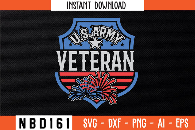 U.S. ARMY VETERAN T-Shirt Design SVG Nbd161 