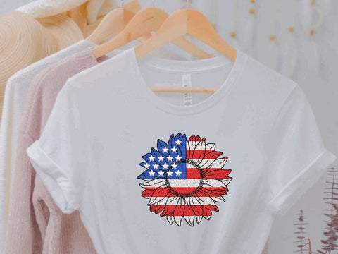 US Flag, America Machine Embroidery Design Embroidery/Applique DESIGNS Canada Embroidery 