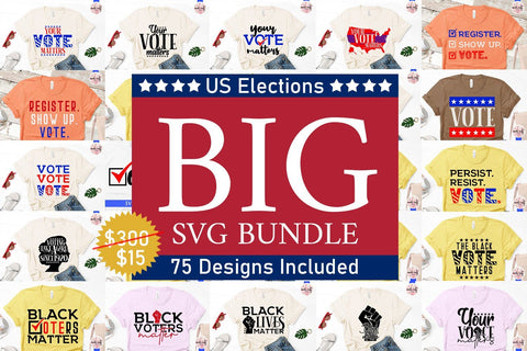 US President Elections Mega SVG Bundle - 75 Designs Included SVG CoralCutsSVG 