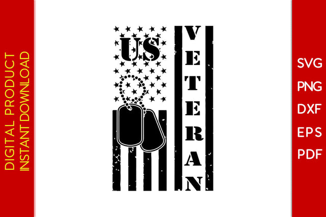 US Veteran American Flag SVG PNG PDF Cut File SVG Creativedesigntee 