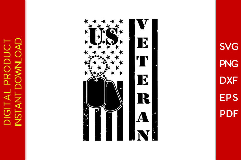US Veteran American Flag SVG PNG PDF Cut File SVG Creativedesigntee 