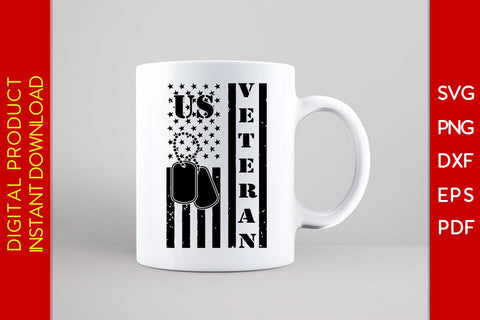 US Veteran American Flag SVG PNG PDF Cut File SVG Creativedesigntee 
