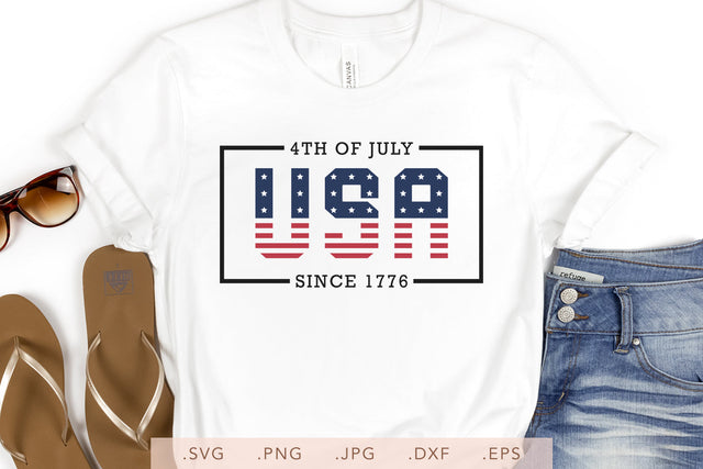 USA 4th July Since 1776 002 SVG DXF JPG PNG EPS SVG Nanda Bayu 