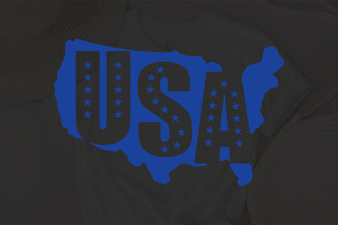 USA America SVG, Retro America SVG, 4th Of July SVG, July 4th Svg, Independence Day Svg, Patriotic Svg, Retro Svg, Circut and Silhouette Files SVG Fauz 