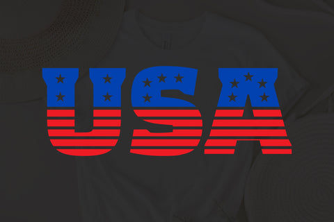 USA America SVG, Retro America SVG, 4th Of July SVG, July 4th Svg, Independence Day Svg, Patriotic Svg, Retro Svg, Circut and Silhouette Files SVG Fauz 