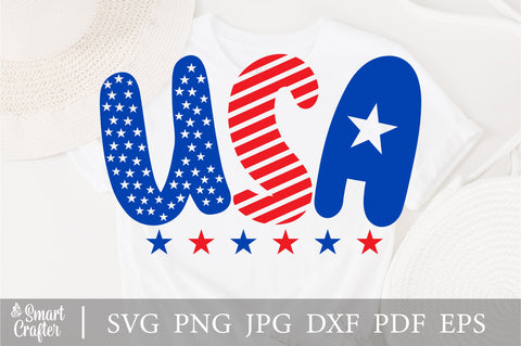 USA America SVG, Retro America SVG, 4th Of July SVG, July 4th Svg, Independence Day Svg, Patriotic Svg, Retro Svg, Circut and Silhouette Files SVG Fauz 
