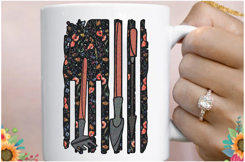 USA American Flag Gardening Sublimation Sublimation Jagonath Roy 