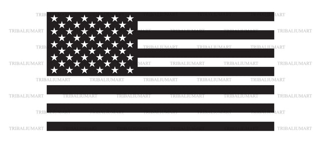 USA black flag SVG TribaliumArtSF 