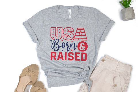 USA Born & Raised | 4th Of July SVG SVG CraftLabSVG 