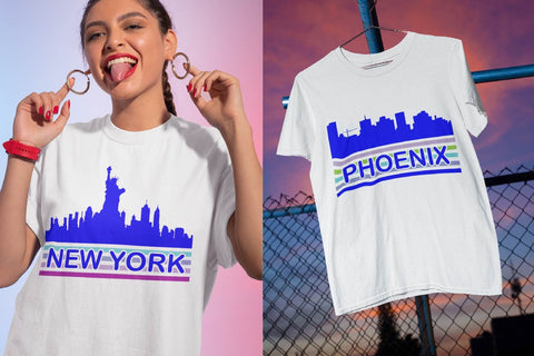 USA city skyline, city skyline, city svg, city silhouette SVG Paper Switch 