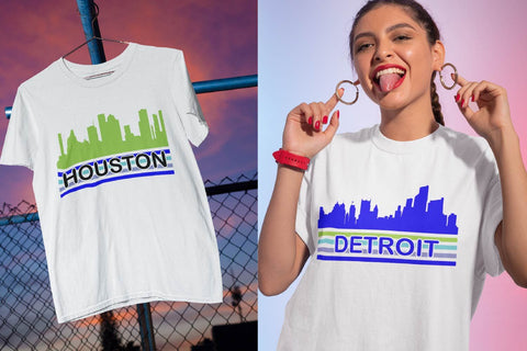 USA city skyline, city skyline, city svg, city silhouette SVG Paper Switch 