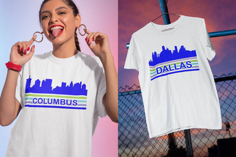 USA city skyline, city skyline, city svg, city silhouette SVG Paper Switch 