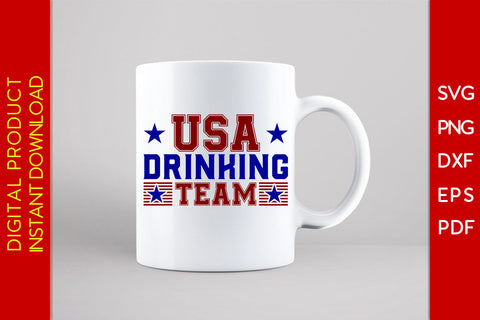 USA Drinking Team 4th Of July SVG PNG PDF Cut File SVG Creativedesigntee 