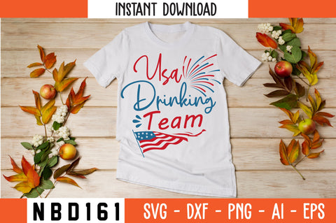 Usa Drinking Team Svg Design SVG Nbd161 
