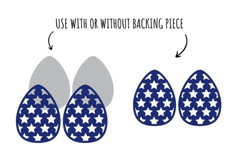 USA Earrings SVG Bundle SVG SvgOcean 