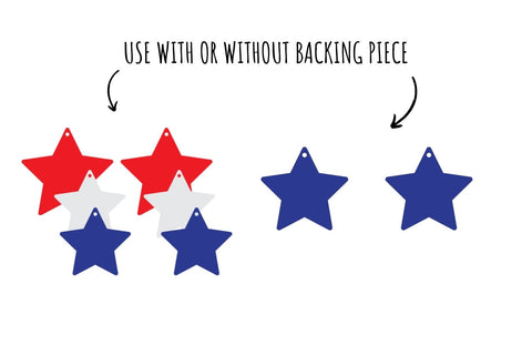 USA Earrings SVG SVG SvgOcean 