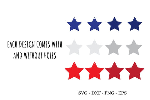 USA Earrings SVG SVG SvgOcean 