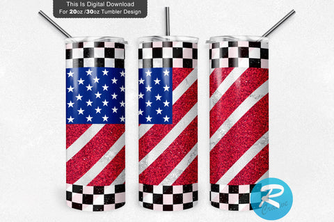 Usa Flag 20 oz / 30 oz Tumbler PNG Sublimation Regulrcrative 
