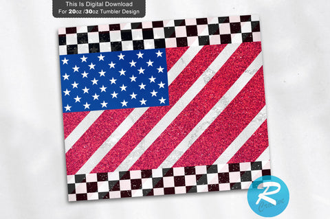 Usa Flag 20 oz / 30 oz Tumbler PNG Sublimation Regulrcrative 