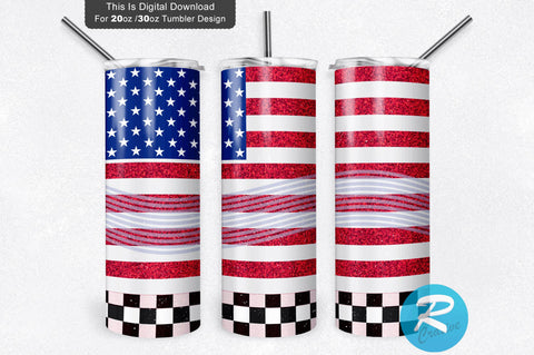 Usa Flag 20 oz / 30 oz Tumbler PNG Sublimation Regulrcrative 