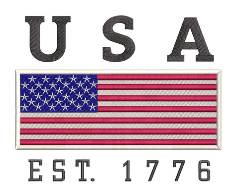USA flag embroidery design, Independence Day, instant download. Embroidery/Applique DESIGNS ArtEMByNatalia 