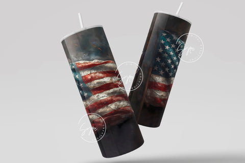 USA flag tumbler Design, American flag USA, 4th July, 20oz Skinny Tumbler Seamless Sublimation, Patriotic Tumbler Wrap, Gift for Dad Father Sublimation Syre Digital Creations 