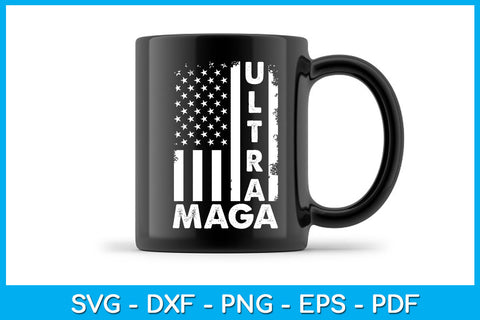 USA Flag Ultra Maga SVG PNG PDF Cut File SVG Creativedesigntee 