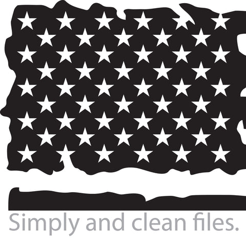 USA grunge flag SVG TribaliumArtSF 