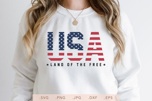 USA Land Of The Free SVG DXF JPG PNG EPS SVG Nanda Bayu 