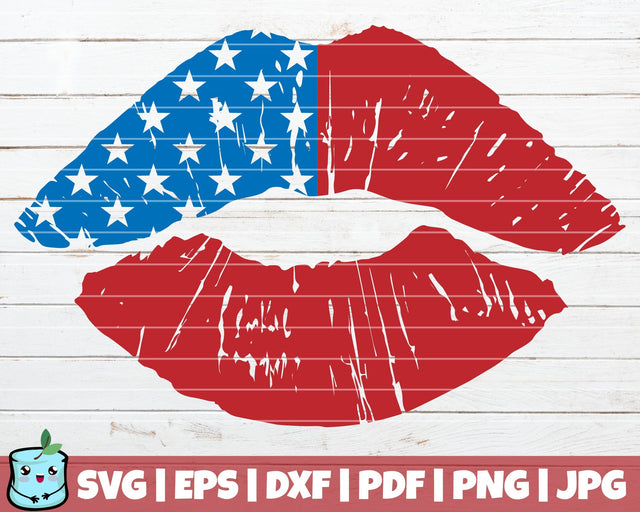 USA Lips SVG MintyMarshmallows 