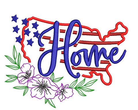 USA map outline, Home Embroidery/Applique DESIGNS Canada Embroidery 