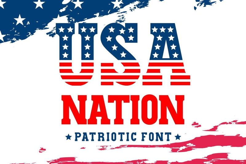 USA Nation Font Hans Co 
