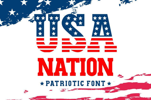 USA Nation Font Hans Co 