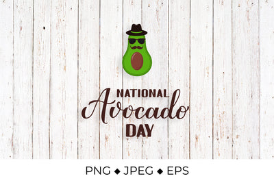 USA National Avocado Day Sublimation LaBelezoka 