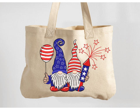 USA Patriotic Gnomes Machine embroidery design Embroidery/Applique DESIGNS Canada Embroidery 