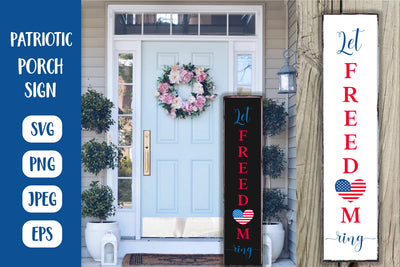 USA Patriotic Home Porch Sign. 4th of July SVG. Freedom Sign SVG LaBelezoka 
