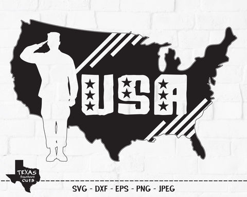 USA - Patriotic Shirt Design SVG Texas Southern Cuts 