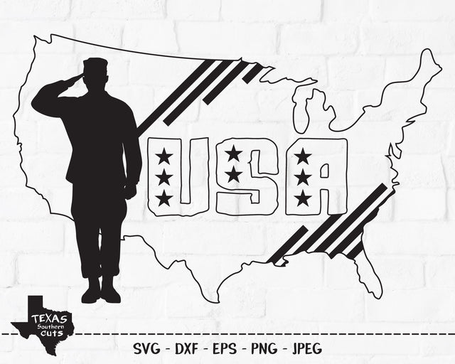 USA | Patriotic SVG SVG Texas Southern Cuts 
