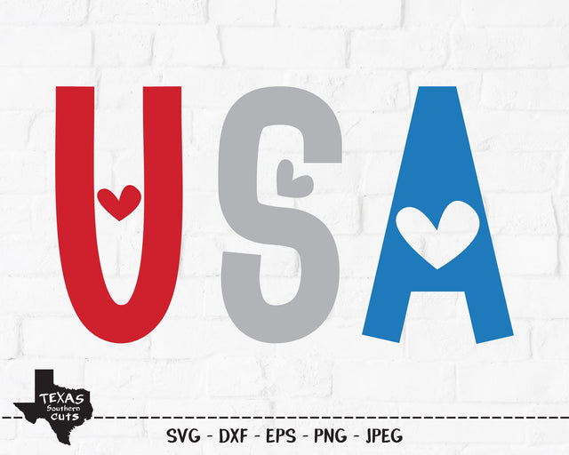 USA | Patriotic SVG SVG Texas Southern Cuts 