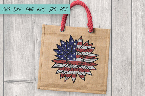 USA Sunflower, 4th of July SVG, Files for Cricut SVG Irina Ostapenko 